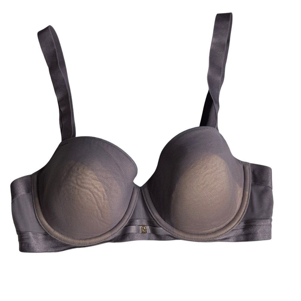 ThirdLove Ombre Mesh Demi Bra Slate Purple Tan Underwire Womens Size 32D